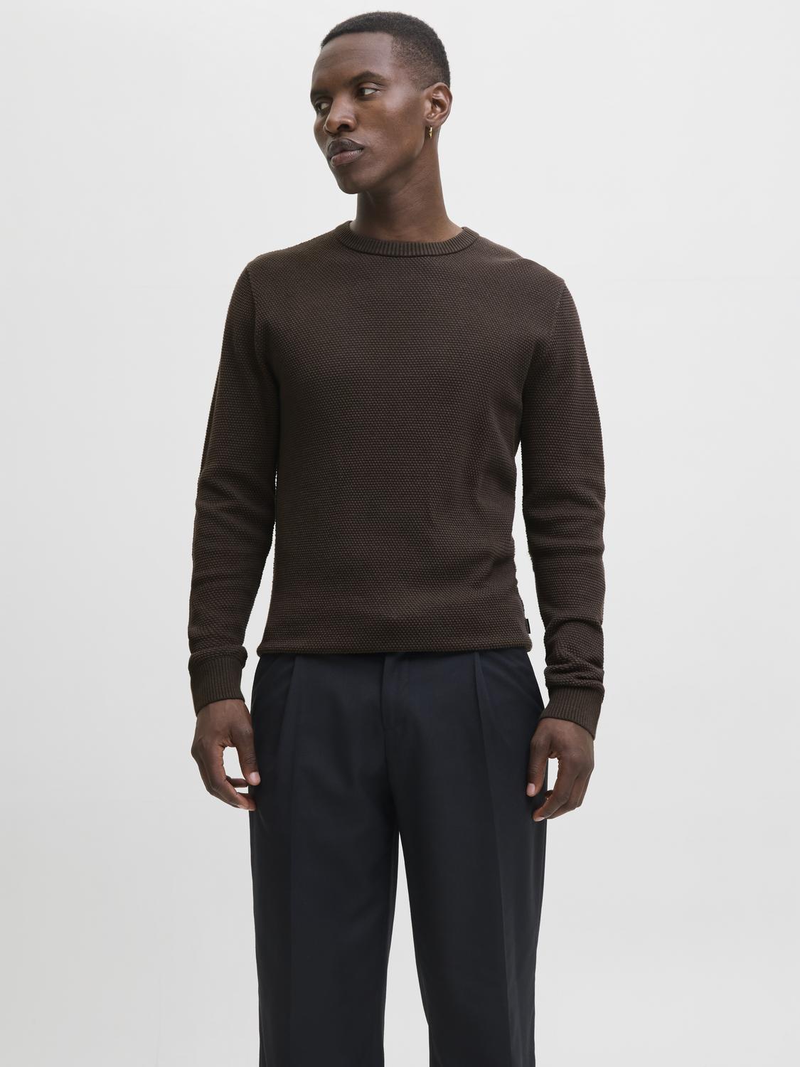 JJEGLOBE KNIT CREW NECK